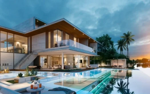 Villa with panoramic view